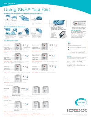 idexx snap test instructions